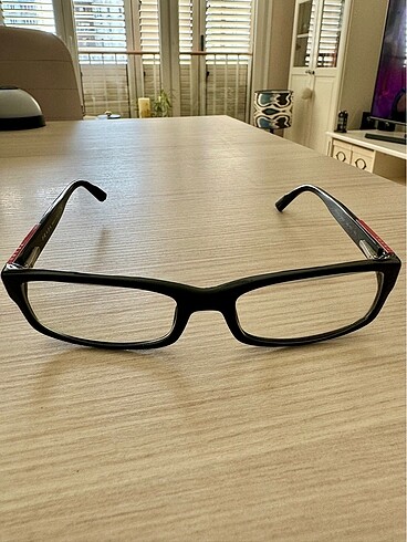 Prada VPS 10A 1AB-1O1 Eyeglasses Black Rectangular Full Rim Fram