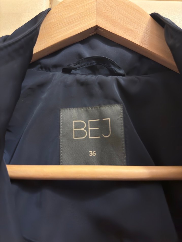 Bej Factory Lacivert Yağmurluk - Görsel 3