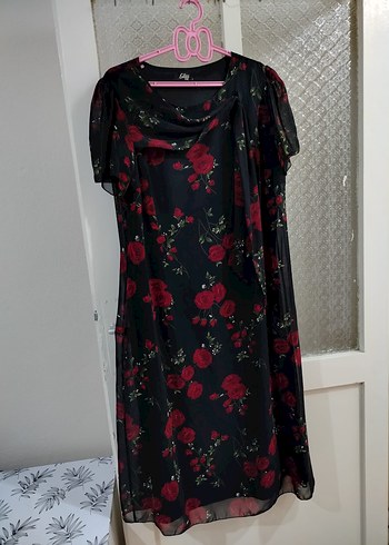 Pembe Desenli Kolsuz Bluz, Salaş Kesim - Görsel 2