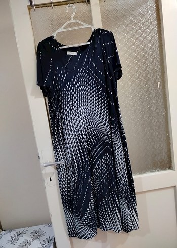 Düğmeli, Baskılı, Gri Mavi Hamile Bluzu - Görsel 2