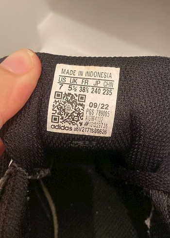 38 Beden Gri Kadın Spor Ayakkabı Velcro Detaylı