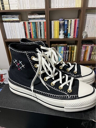 converse kadın siyah ayakkabı