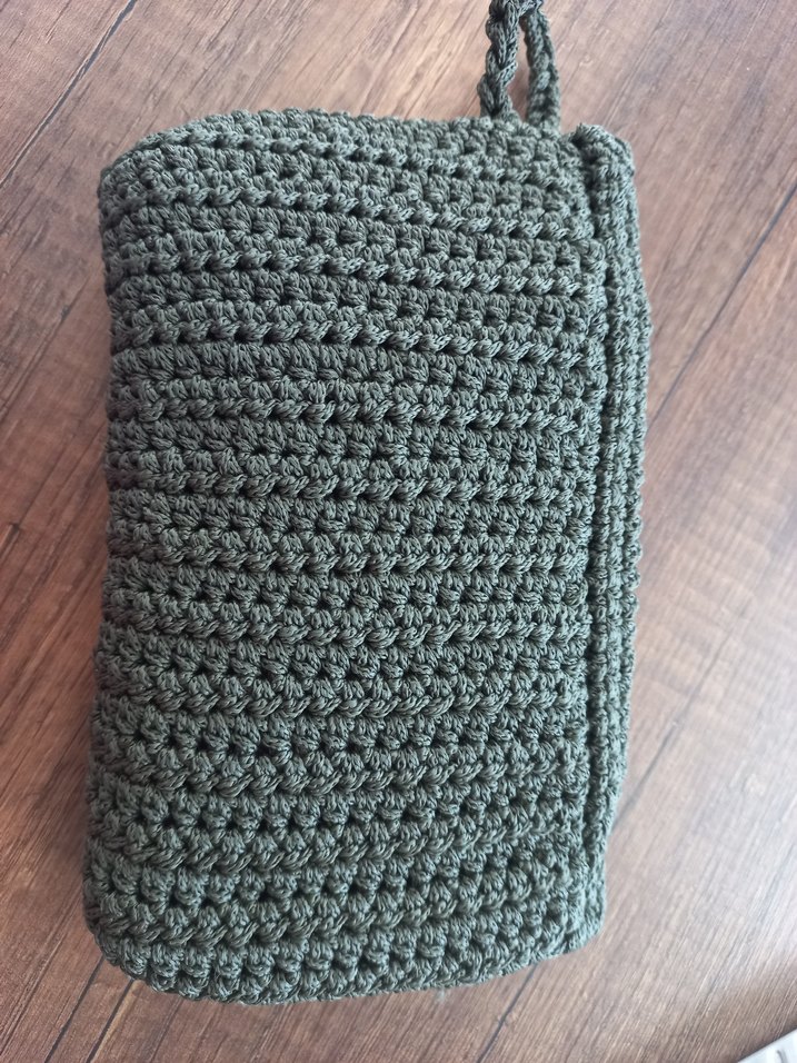 Bohem Örgü Kadın El Çantası, cuzdan - Görsel 4