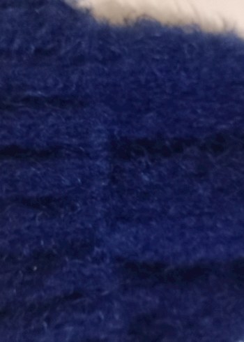 Kadın Lacivert Örgü Bere - Görsel 2