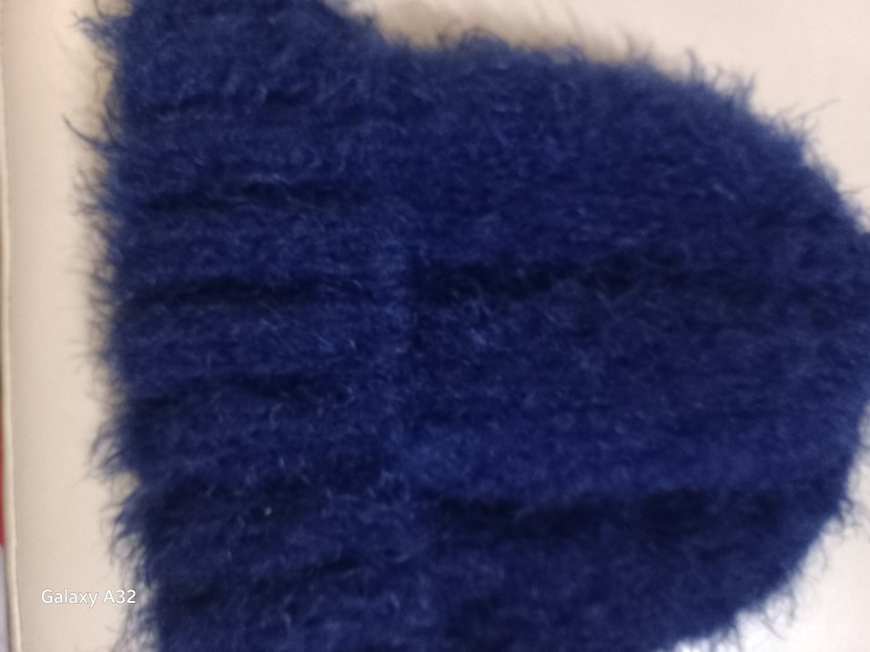 Kadın Lacivert Örgü Bere - Görsel 2