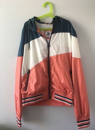 pull&bear; vintage yağmurluk 