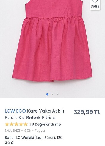 4 Yaş Beden Kız çocuk elbise