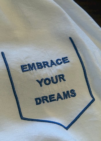 TWIST Beyaz Nakışlı Gömlek  Beden 38 - Görsel 5