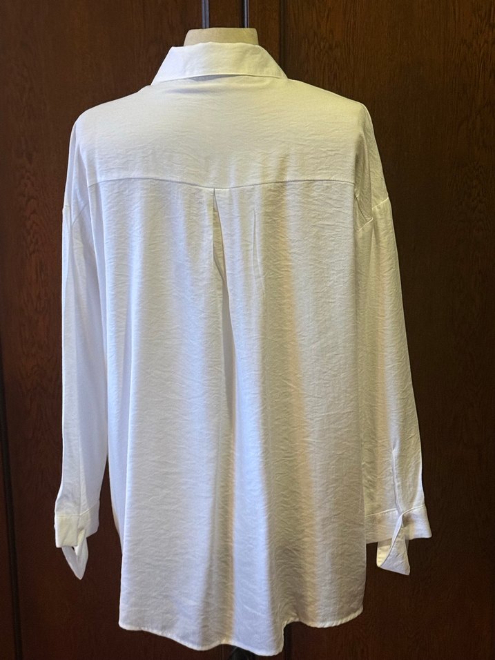 TWIST Beyaz Nakışlı Gömlek  Beden 38 - Görsel 3