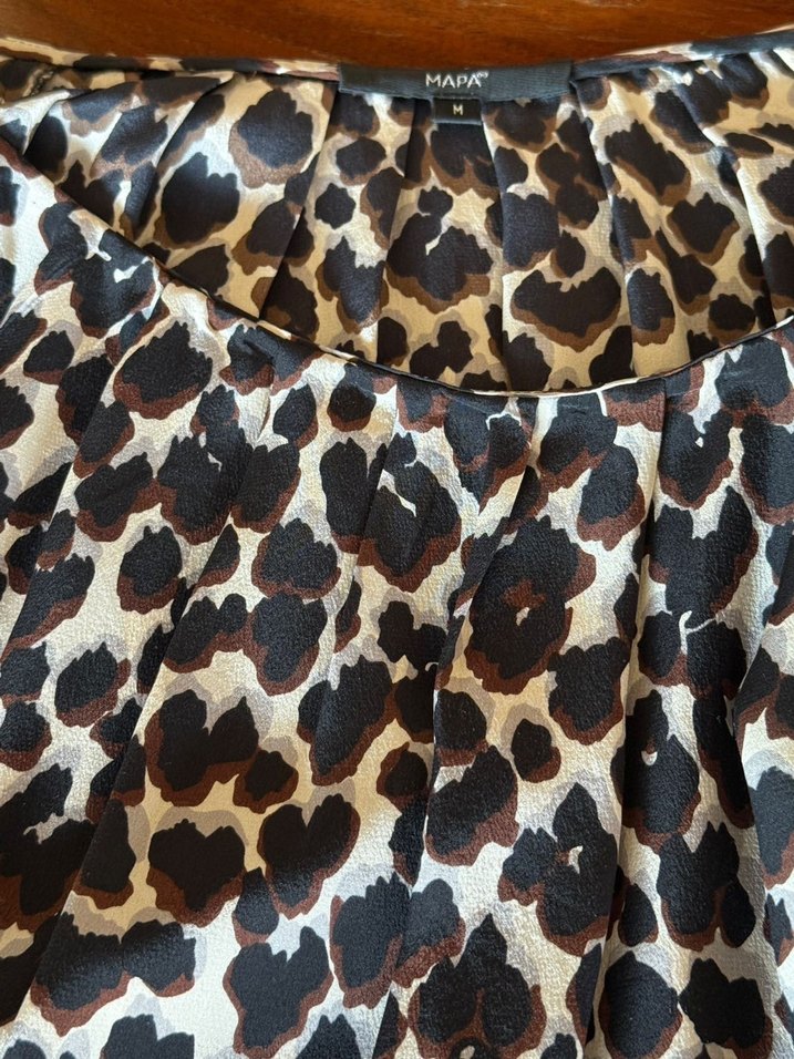 MAPA Marka Leopar Desenli Şık Elbise - Görsel 3