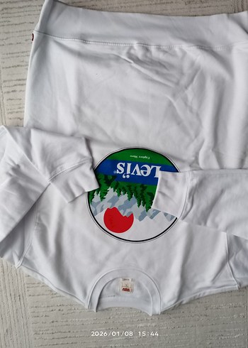 Levi's Siyah Baskılı Erkek Sweatshirt - Görsel 11