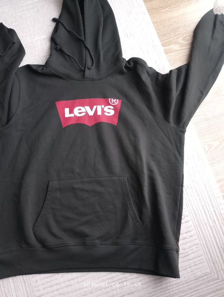 Levi's Siyah Baskılı Erkek Sweatshirt - Görsel 5