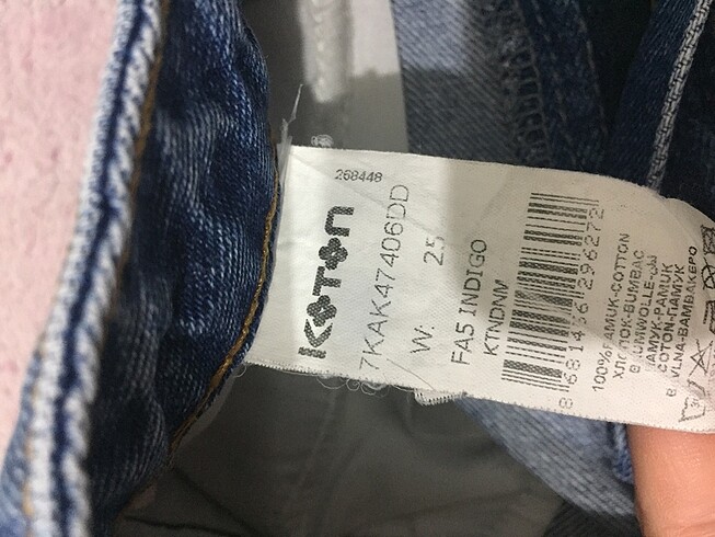 xs Beden Koton jean