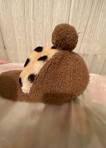 Leopar Desenli kadın Sıcak Terlik - Görsel 3