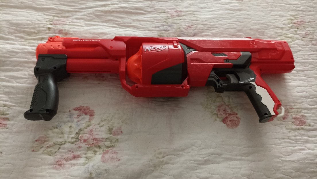 Kırmızı Nerf Oyuncak Tabanca - Görsel 3