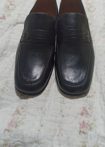 Deri Siyah Klasik Erkek Ofis Ayakkabısı - Görsel 4