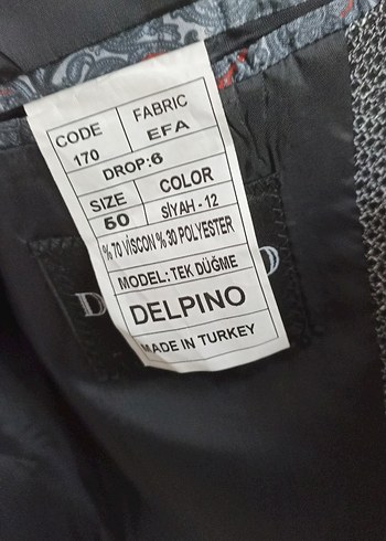 Gri Erkek Düz Desenli Ceket - Görsel 6