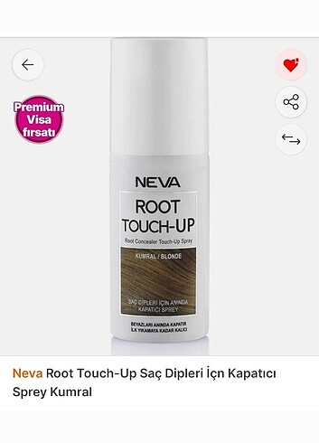 Saç dipleri için kapatıcı spreyi  - Görsel 2