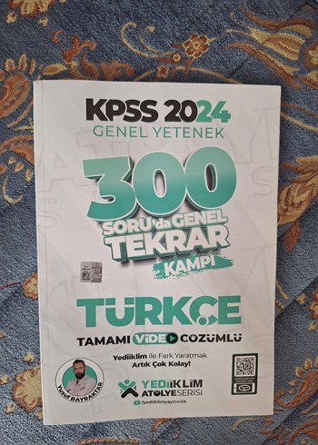 KPSS 2024 Genel Yetenek Türkçe Soru Tekrar Kampı