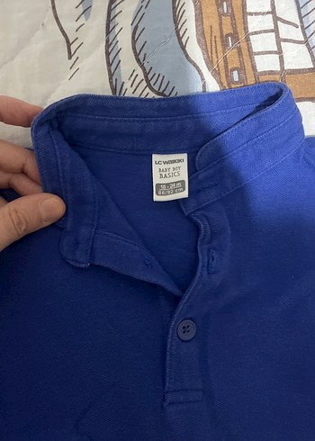 Lacivert Erkek Çocuk Kısa Kollu Polo Tişört - Görsel 2