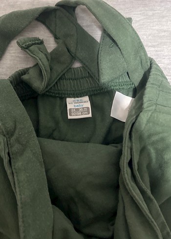 24-36 Ay Beden Erkek Çocuk Yeşil Tulum
