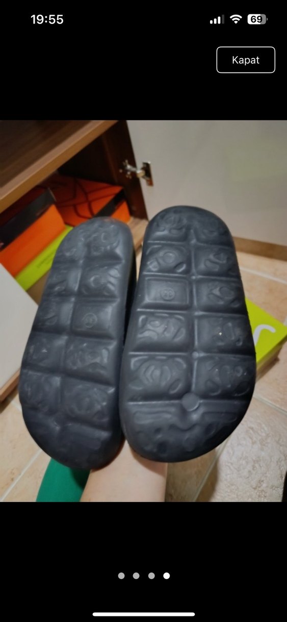 Siyah Erkek Çocuk Kaydırmaz Terlikler - Görsel 4