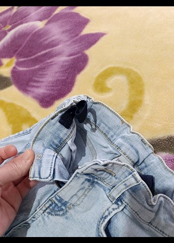 Mavi Tie-Dye Kadın Denim Pantolon - Görsel 3