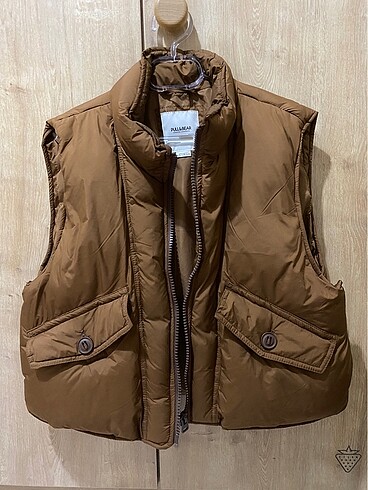 PULL&BEAR crop sısme yelek