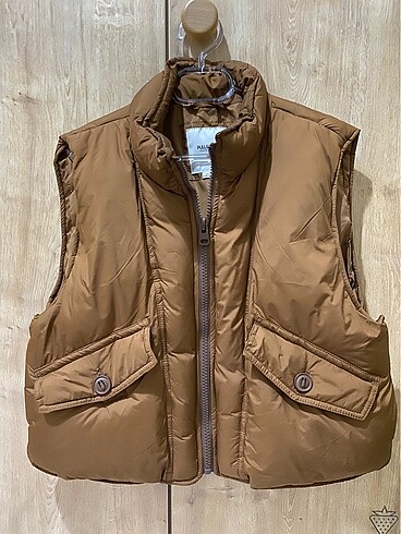 xl Beden PULL&BEAR crop sısme yelek