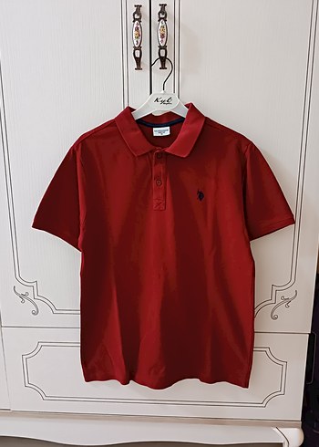 U.S. Polo Assn. Erkek Bordo Polo Tişört