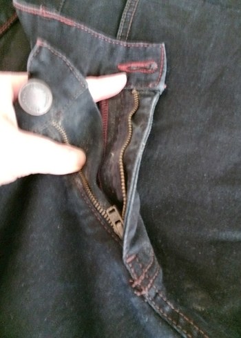 LC Waikiki Fermuarli Koyulacivertkot Pantolon