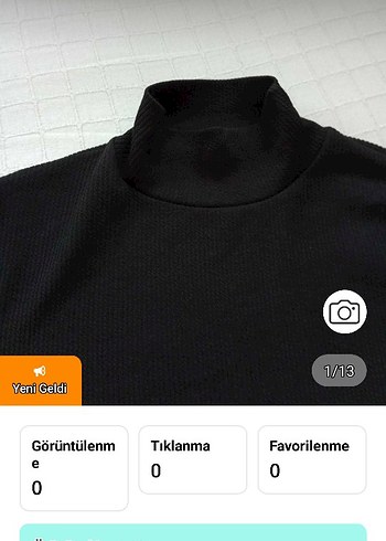 Diğer Siyah Minimal Triko Kazak Tuvidmagazaurunudur