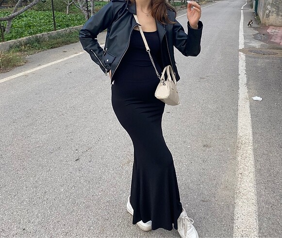 Diğer Eyyo Siyah Uzun Elbise