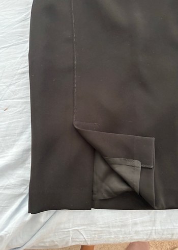 İpekyol Siyah Pilili Midi Kalem Etek - Görsel 3