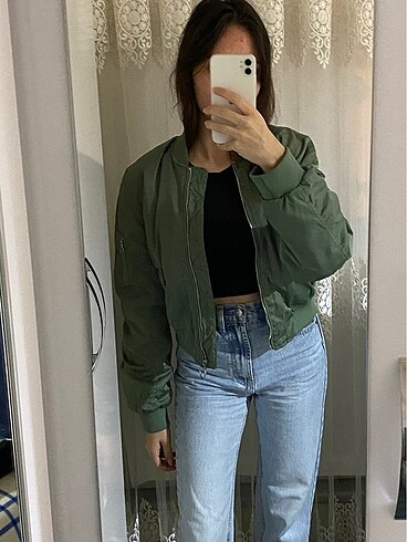 s Beden PULL BEAR BOMBER CEKET