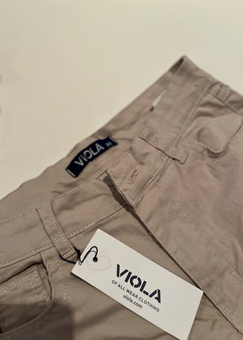 Diğer Bej Regular Fit Pamuklu Kadın Kot Pantolon