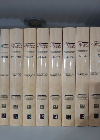 Riyazu's Salihin 8 Cilt Takım Dini Kitap