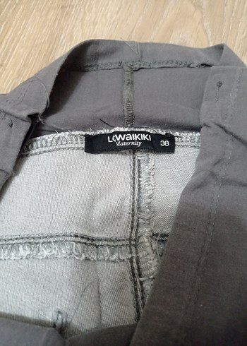 LC Waikiki Gri Hamile Kot Pantolon