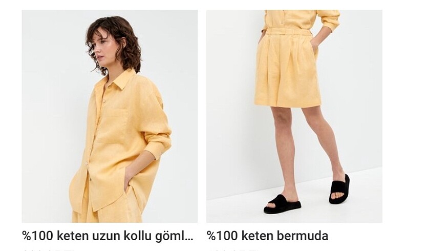 Oysho Oysho Keten Gömlek
