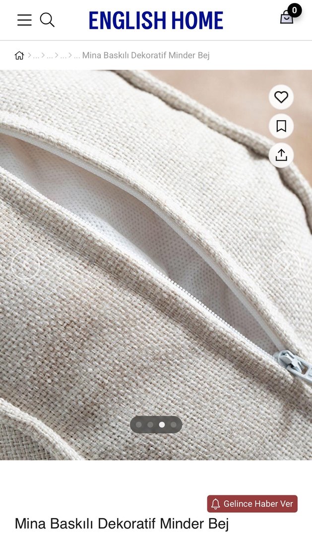 Bej Pastel Çiçek Desenli Emzirme Yastığı - Görsel 3