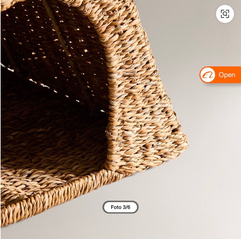 Kahverengi Üçgen Kedi -Köpek Evi Zara Home - Görsel 2