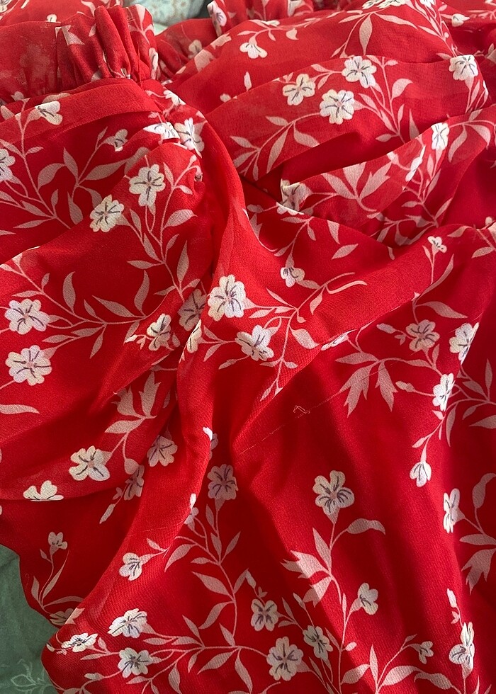 Kırmızı dar kesim - Görsel 5