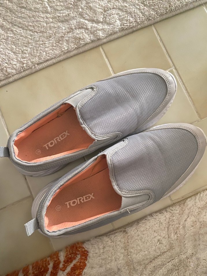 Gri Kadın Dolgu Topuklu Spor Ayakkabı - Görsel 2