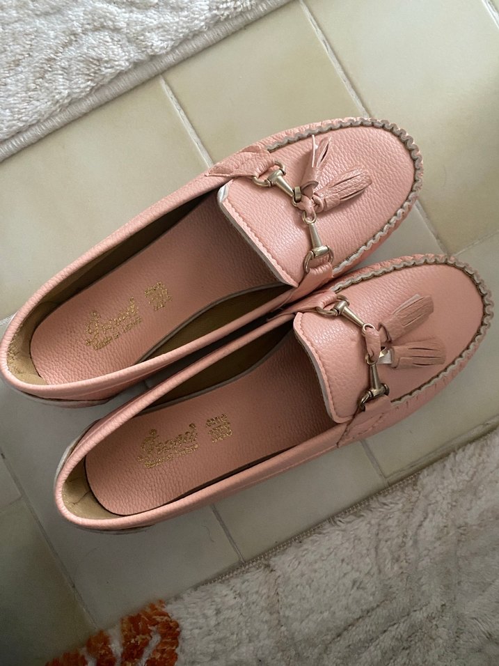 Pembe Kadın Dolgu Topuklu Babet-38 numara - Görsel 2