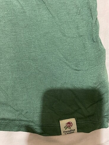 s Beden yeşil Renk Pull and bear crop tişört