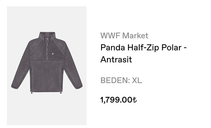 xl Beden Unisex WWF sweatshirt