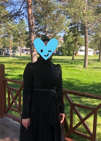 Siyah Tesettür abiye 