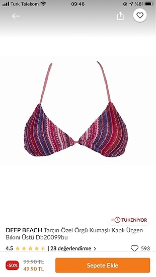 Diğer trendyol bikini takımı