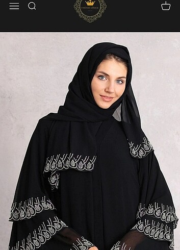 diğer Beden siyah Renk Emirati abaya
