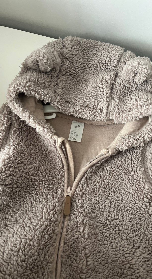 Kahverengi Tüylü Bebek Tulumu - Görsel 5